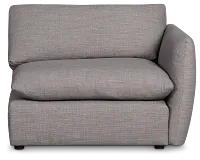 Serena Gray Fabric Right Chair