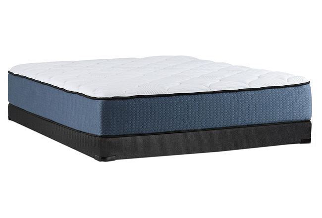 Kevin Charles Cocoa Cushion Firm Low-profile Mattress Set
