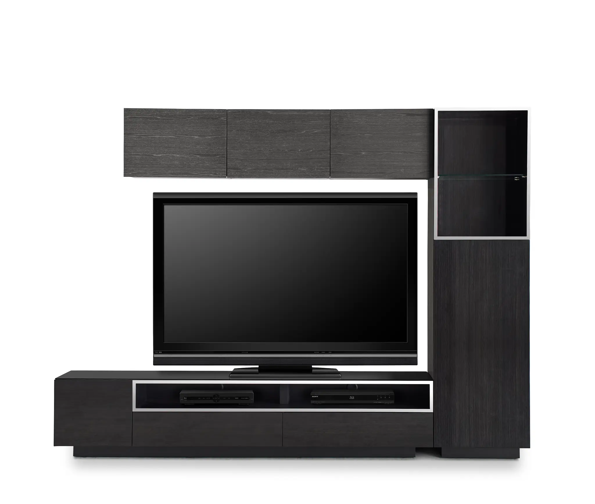 Vancouver 108" Dark Tone Dk Gray 5-piece Right Modular Wall Vancouver 108" Dark Tone Dk Gray 5-piece Right Modular Wall