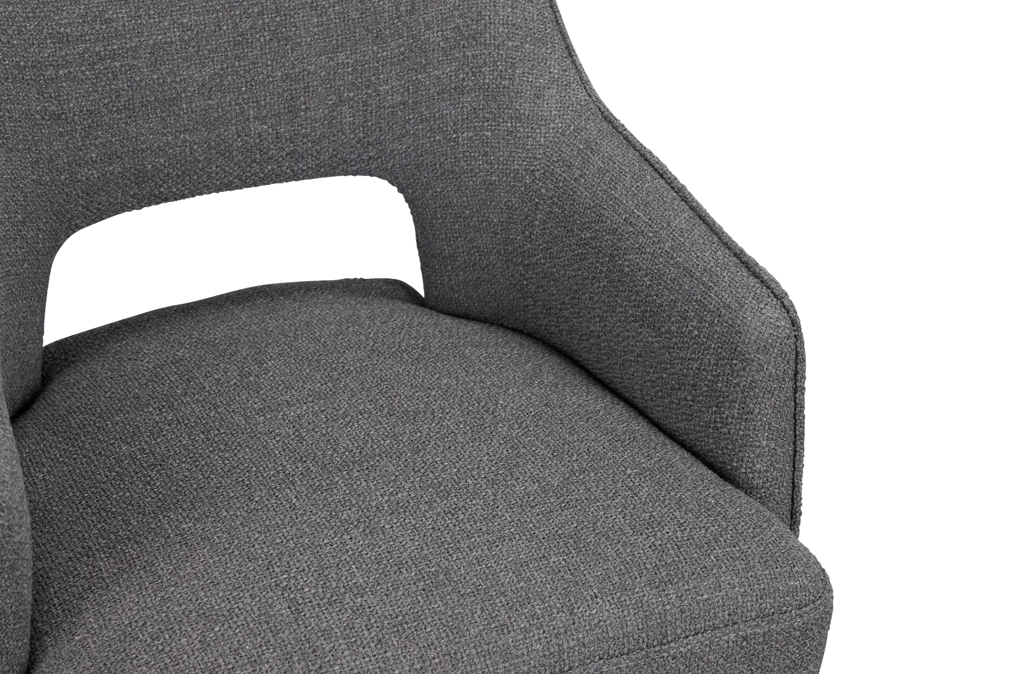 Oberlin Dark Gray Micro 30" Swivel Barstool