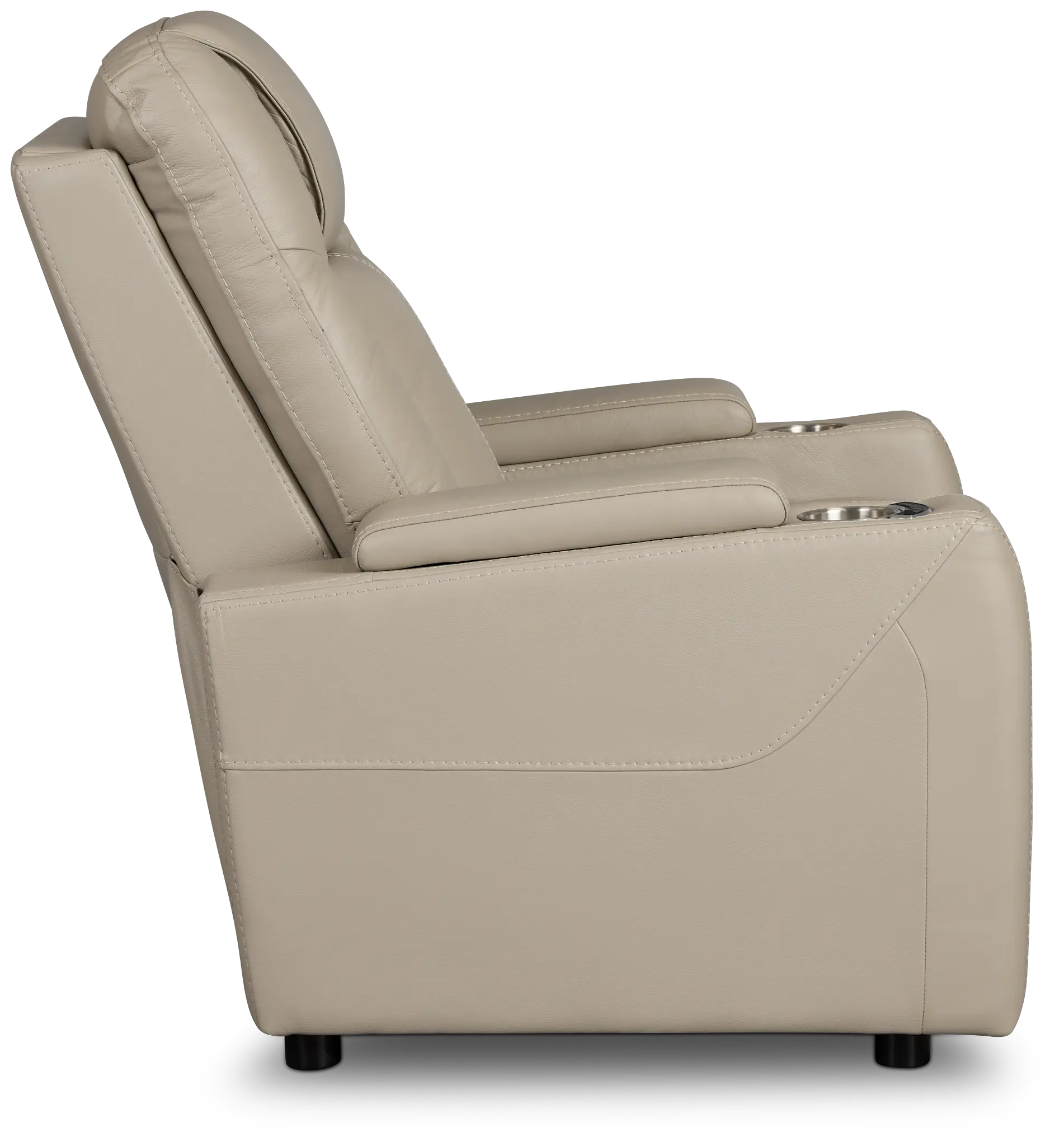 Optimus Beige Lthr/vinyl Power Recliner Optimus Beige Lthr/vinyl Power Recliner