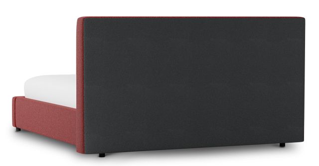 Grayton Elite Red 44" Upholstered Platform Bed