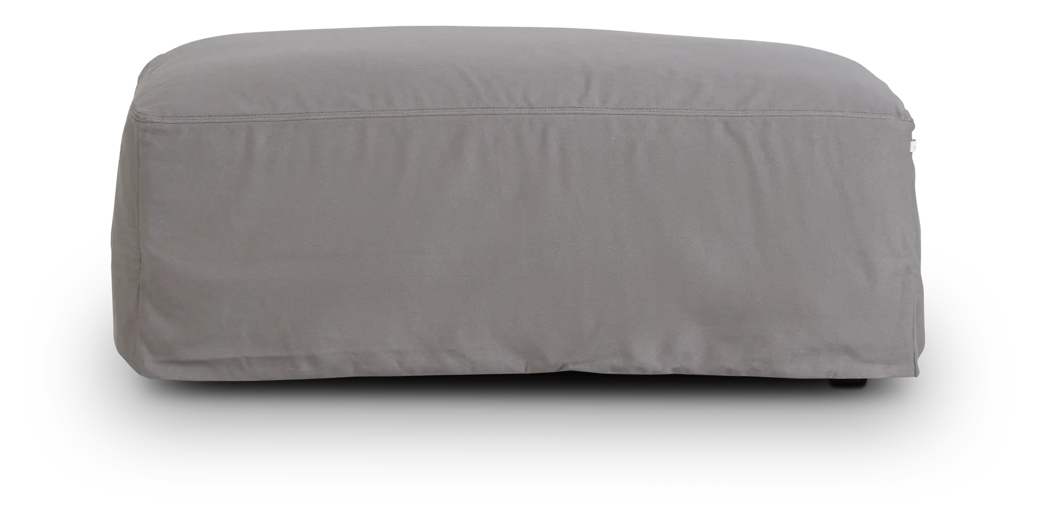 Delilah Gray Fabric Ottoman Delilah Gray Fabric Ottoman