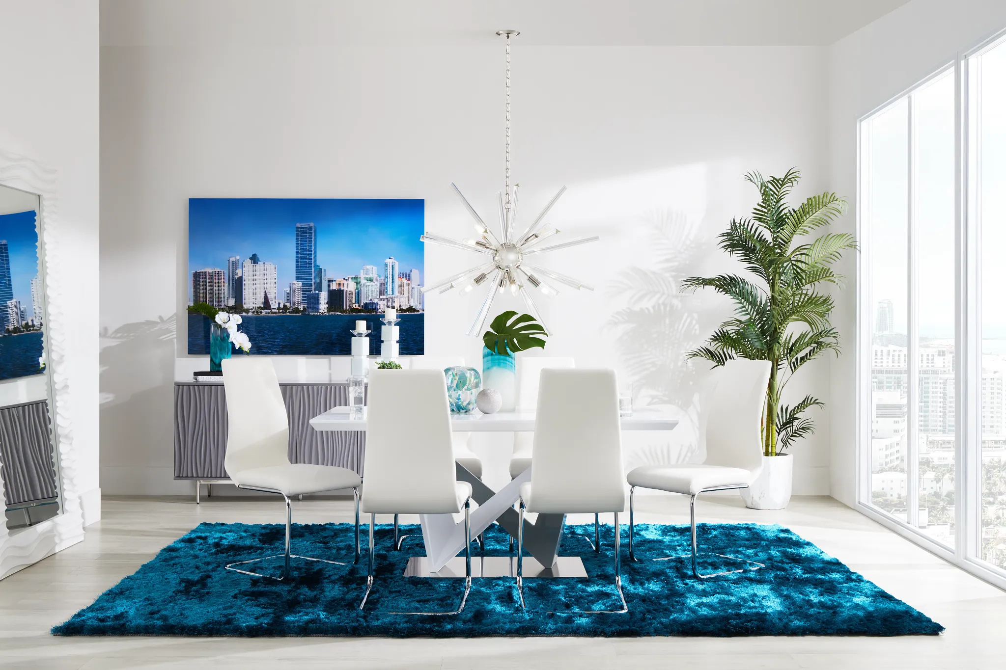 Allure Blue 8x11 Area Rug