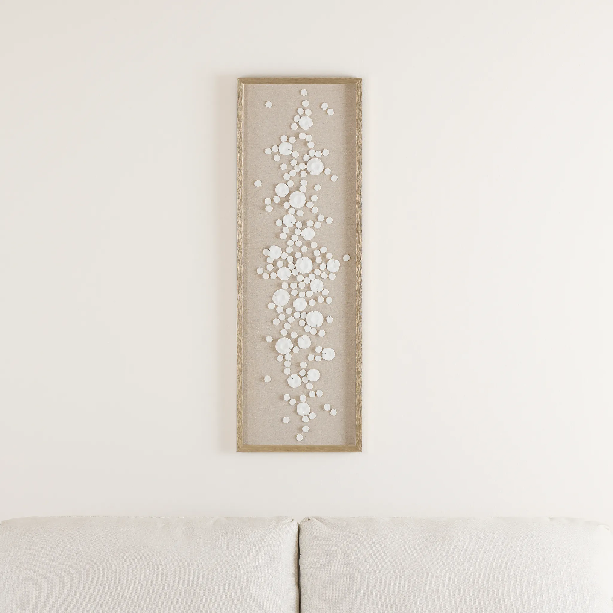 Muir White Canvas Wall Art