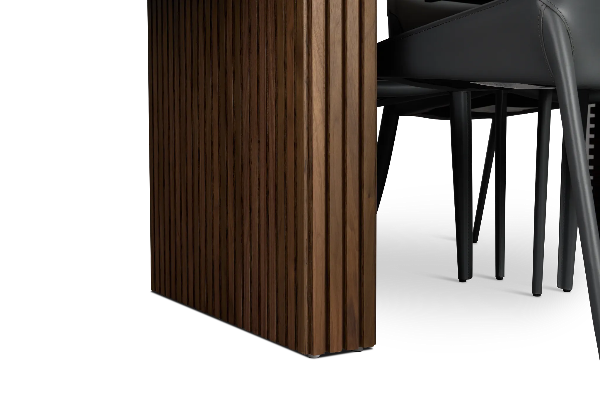 Wayne Two-tone Rect Table With 4 Gray Upholstered Side Chairs