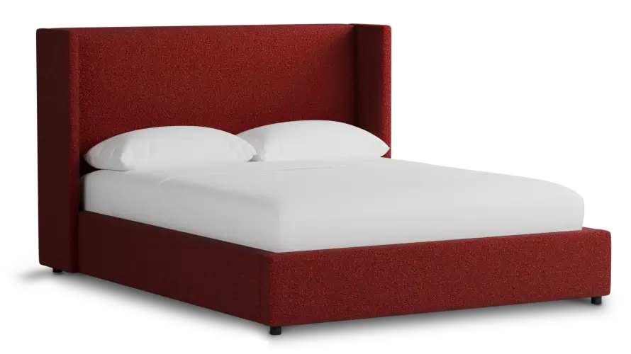 Captiva Elite Red 48" Upholstered Shelter Bed Captiva Elite Red 48" Upholstered Shelter Bed