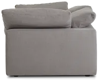 Nixon Light Gray Fabric 2-piece Modular Sofa