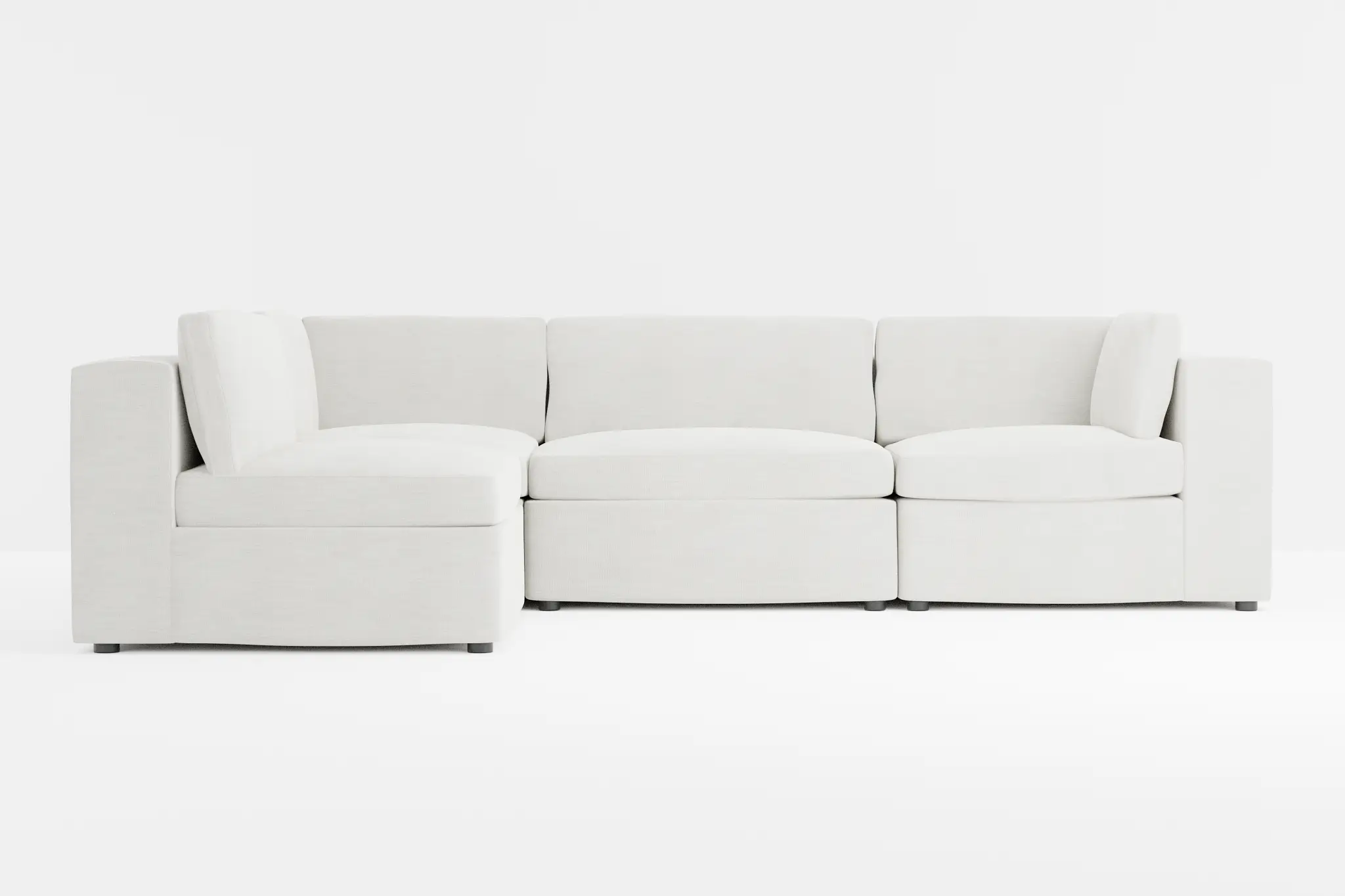 Destin Maguire Ivory Fabric 4-piece Modular Sectional Destin Maguire Ivory Fabric 4-piece Modular Sectional