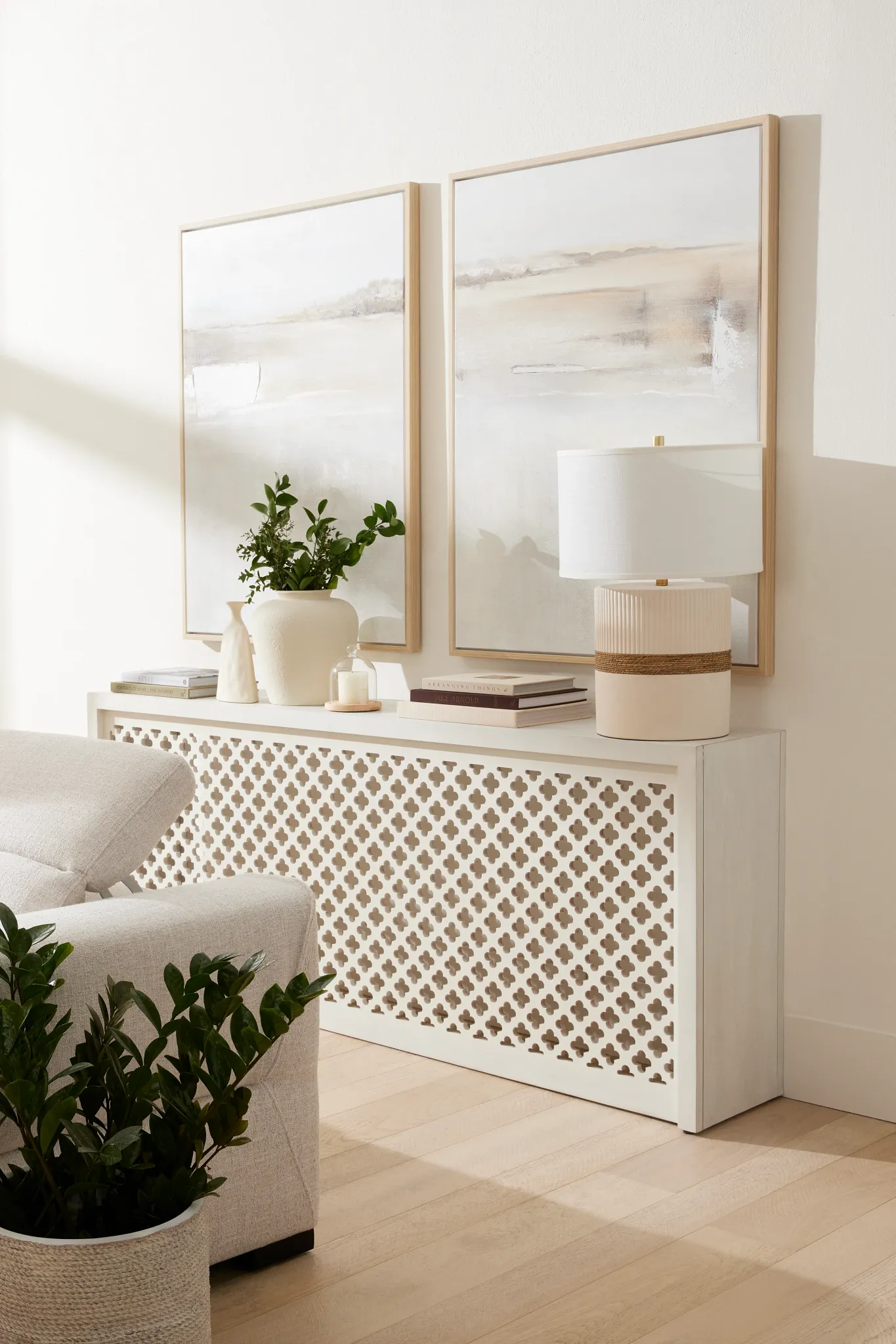 Leanne White Console Table