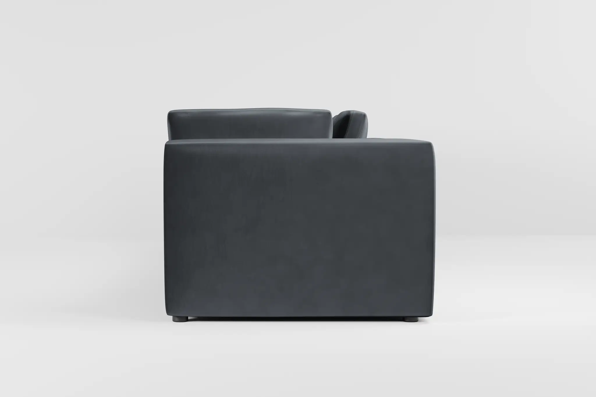 Destin Joya Gray Velvet 3-piece Modular Sofa Destin Joya Gray Velvet 3-piece Modular Sofa