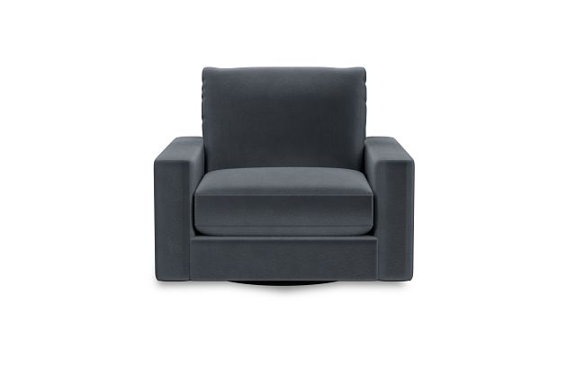 Edgewater Joya Gray Swivel Chair