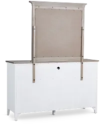 Heron Cove Two-tone Dresser & Mirror