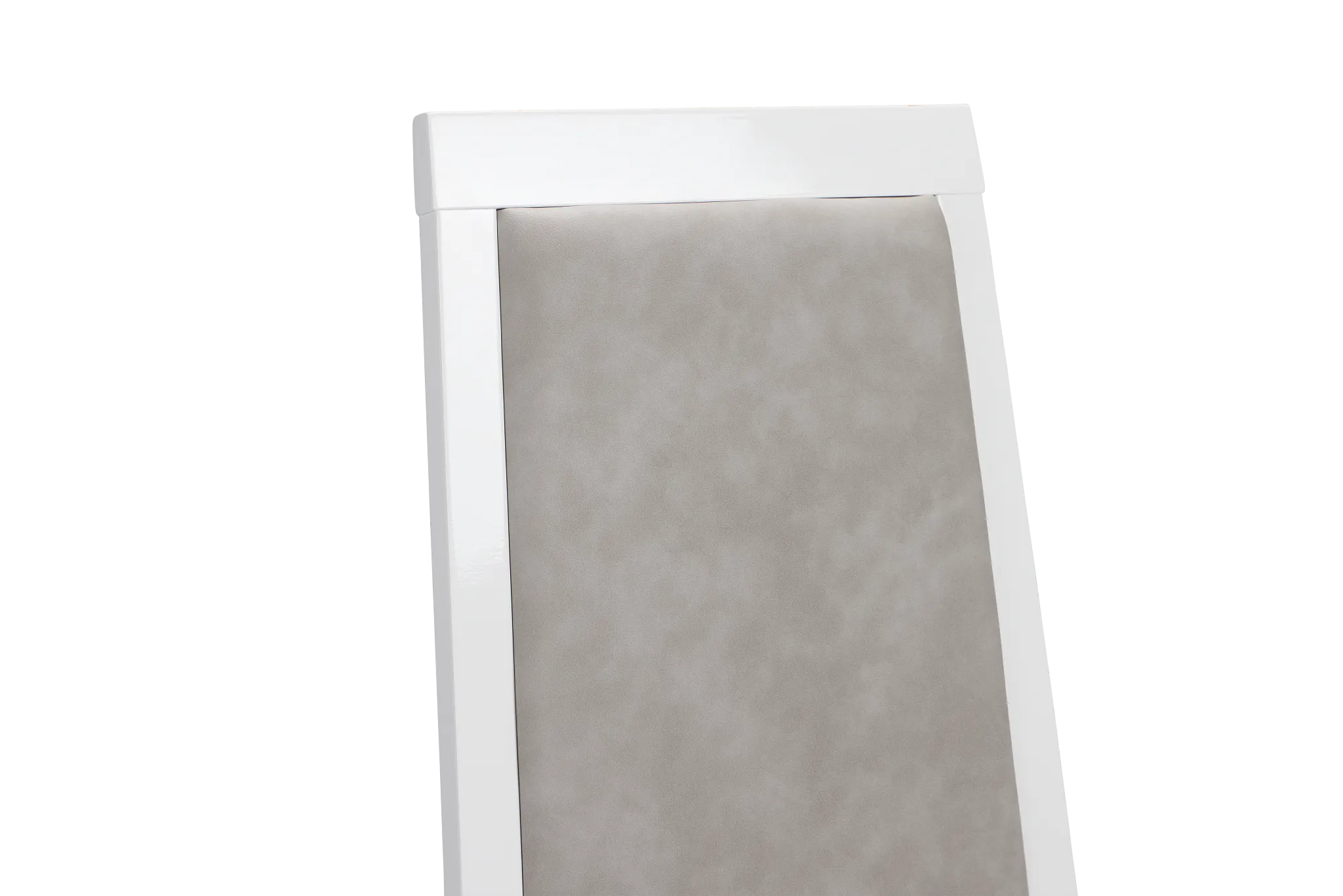 Verona White Upholstered Side Chair