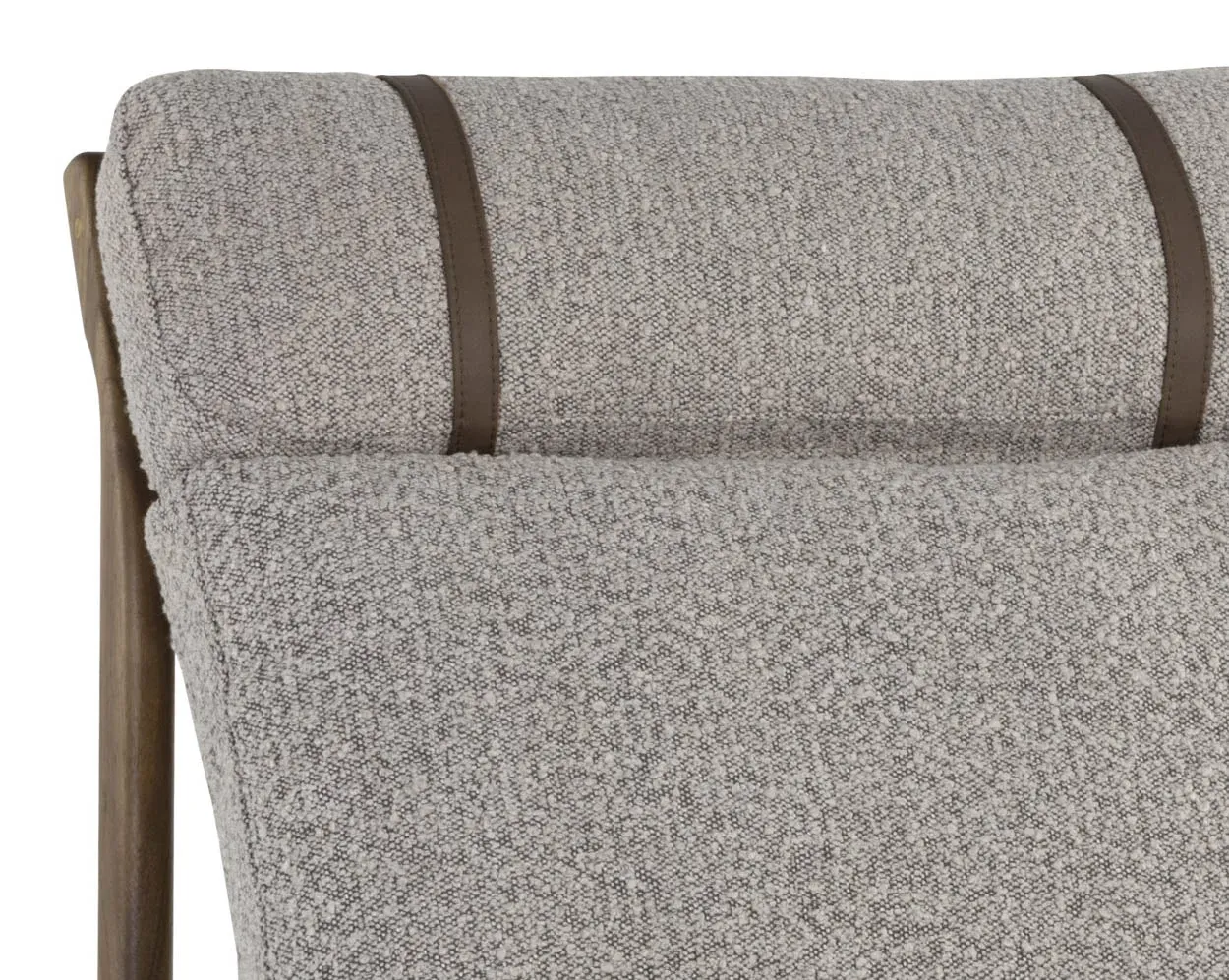 Paulet Gray Fabric Accent Chair