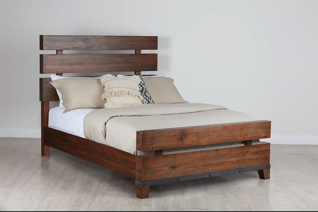 Forge Dark Tone Panel Bed