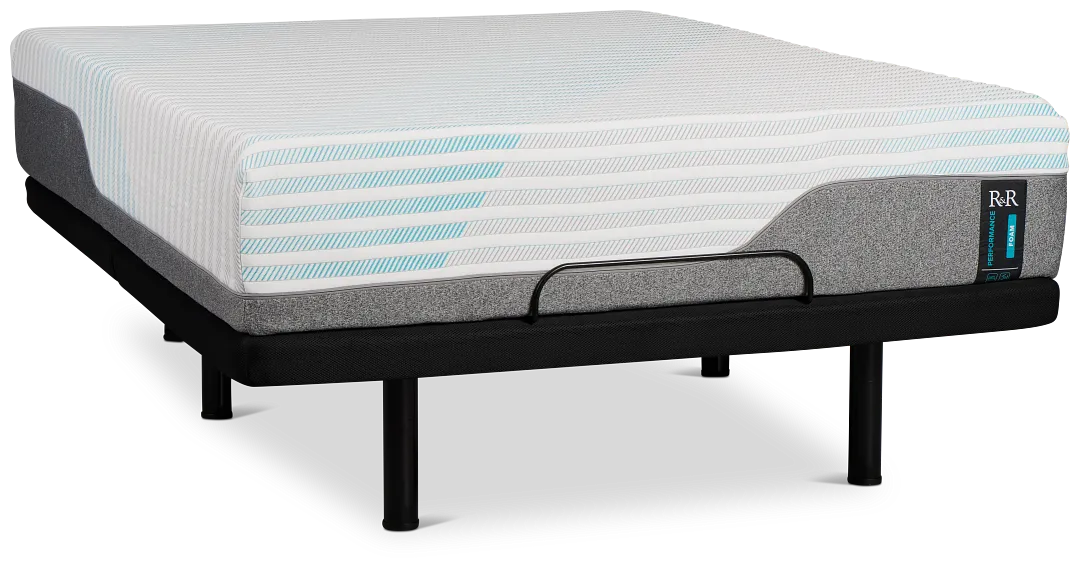 Rest & Renew Performance Firm Deluxe Adjustable Mattress Set