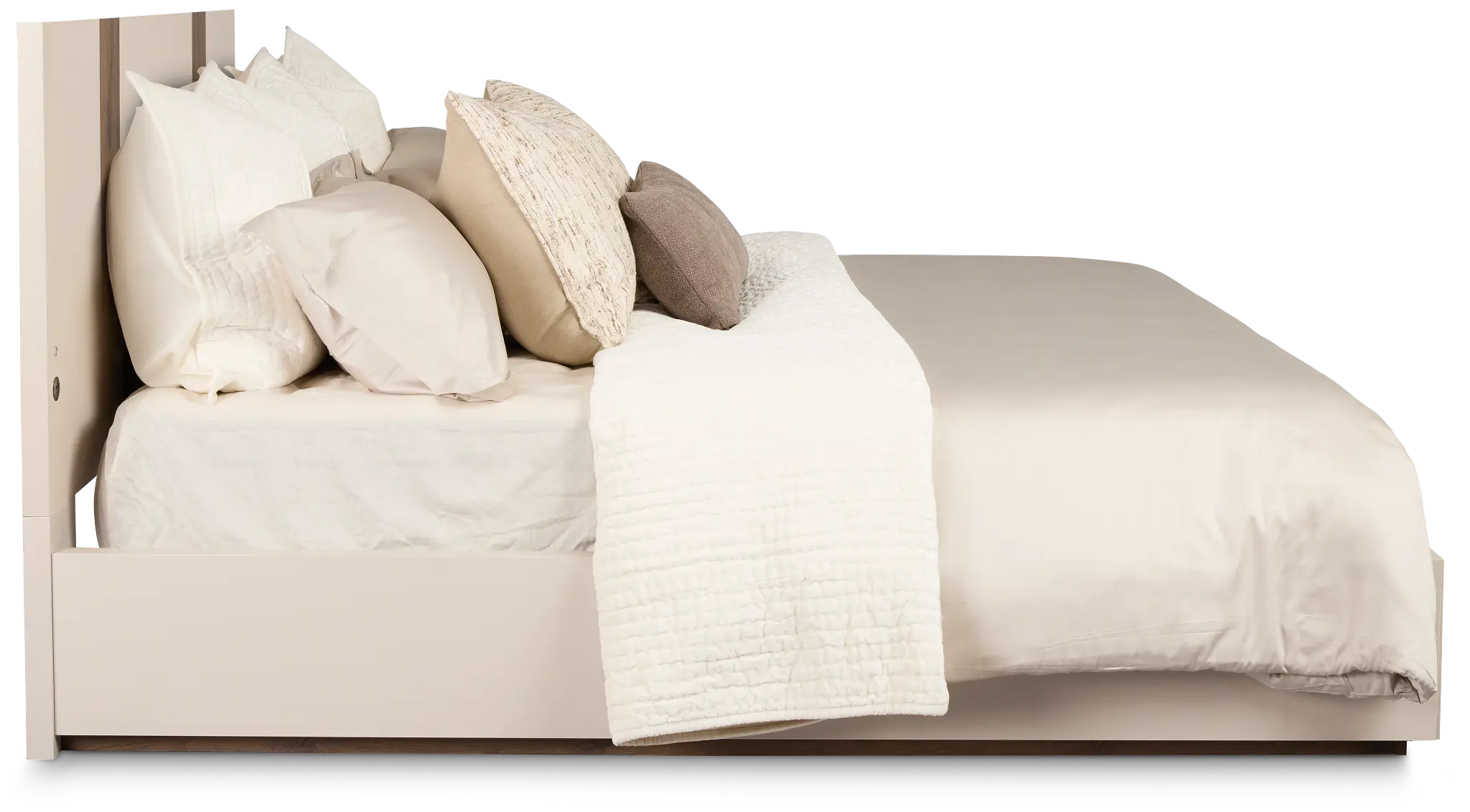 Brasilia Light Beige Platform Bed With Speaker Brasilia Light Beige Platform Bed With Speaker