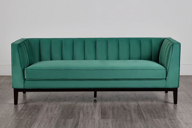 Ava Fabric Green Sofa (0)