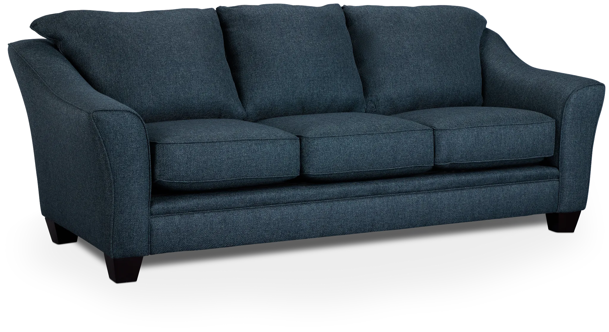Avery Dark Blue Fabric Sofa