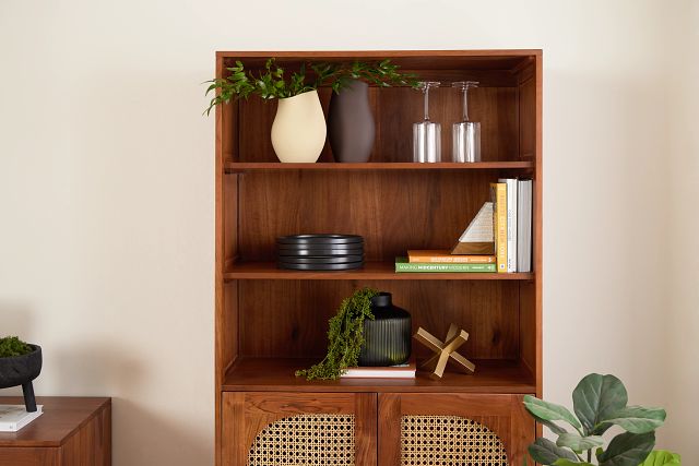 Strata Mid Tone Bookcase