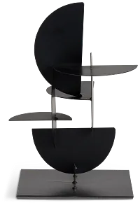 Lorenz Black Metal Tabletop Accessory