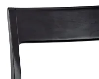 Mandel Black Woven Side Chair