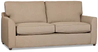 Tate Brown Fabric Memory Foam Sleeper