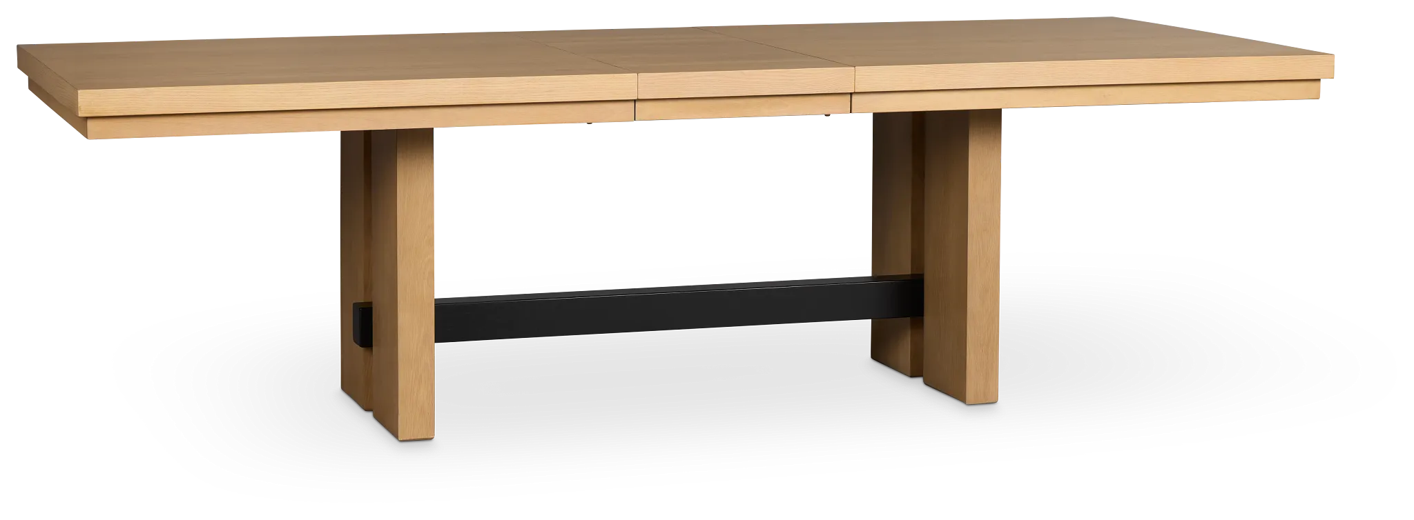 Highland Light Tone Rect Trestle Table