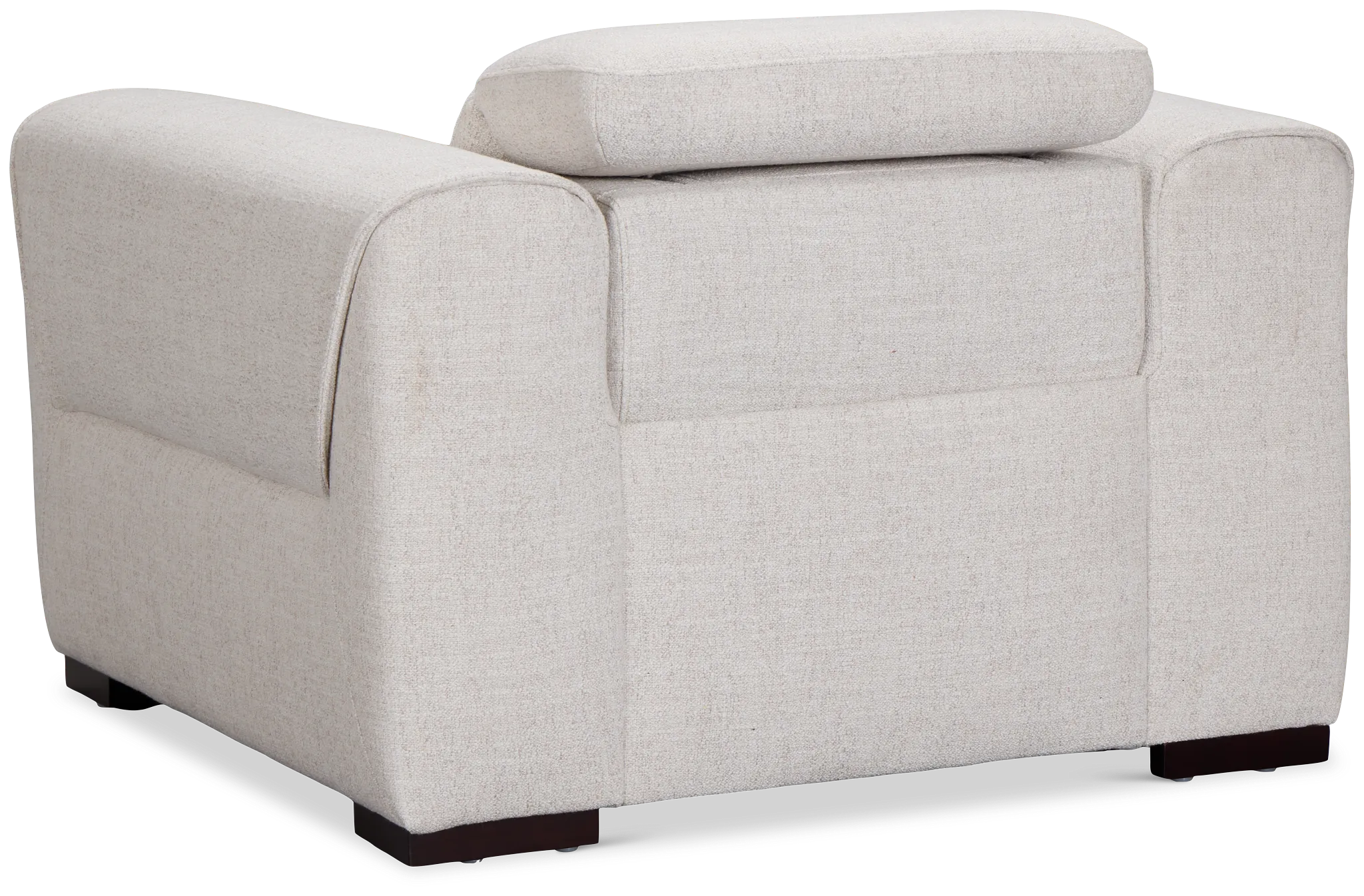 Ellis Light Beige Fabric Power Recliner With Power Headrest