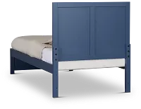 Charleston Dark Blue Panel Bed