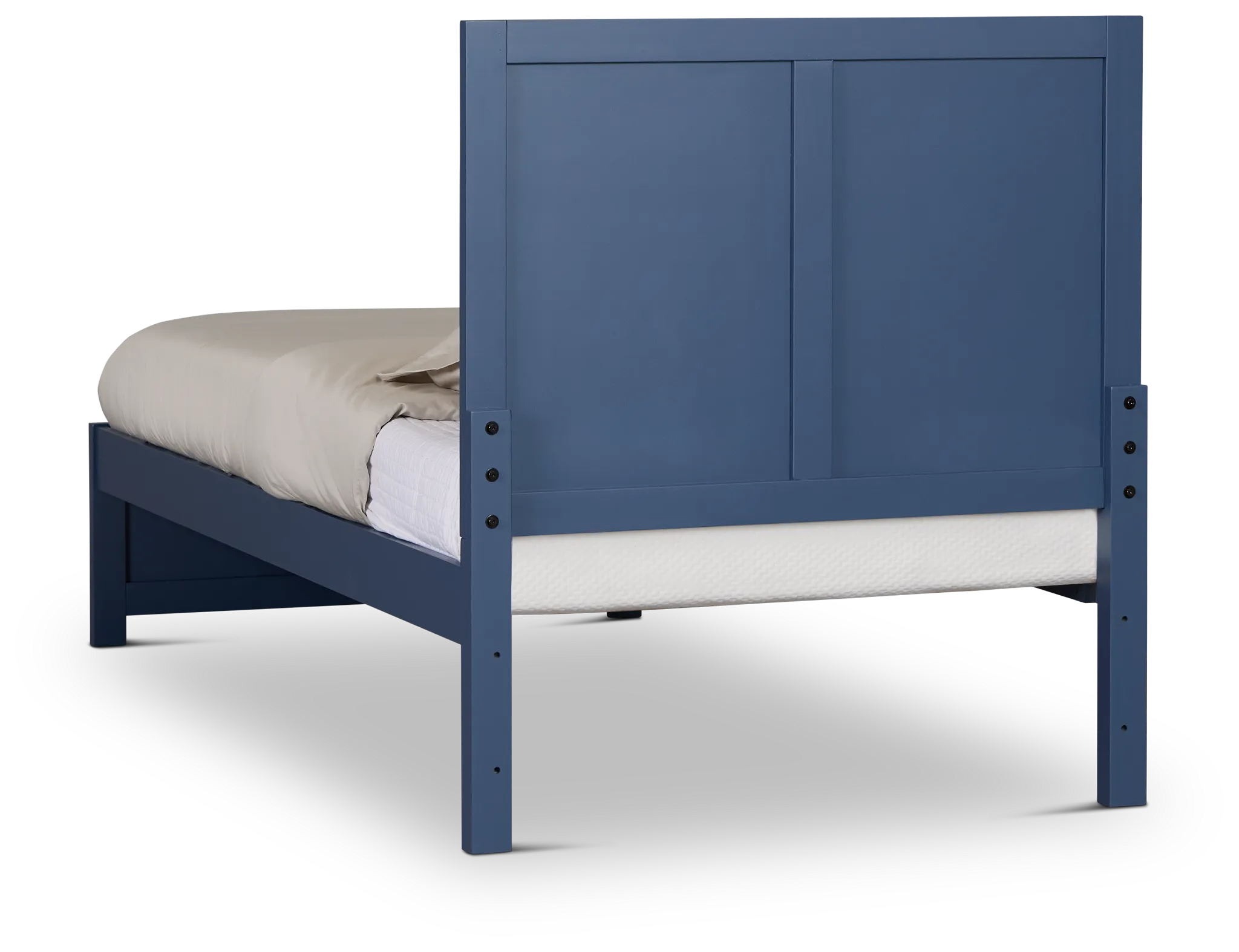 Charleston Dark Blue Panel Bed