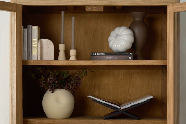 Blyth Light Tone 2-door Bookcase