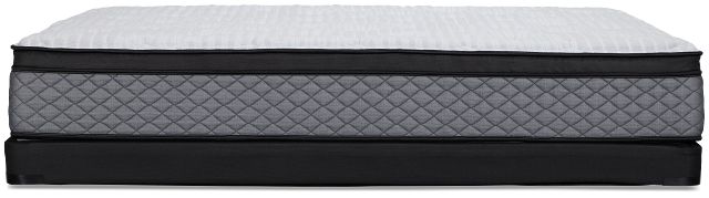 Kevin Charles By Sealy Essential Plush Low-profile Mattress Set