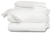 Rest & Renew Linen Blend White Duvet Set