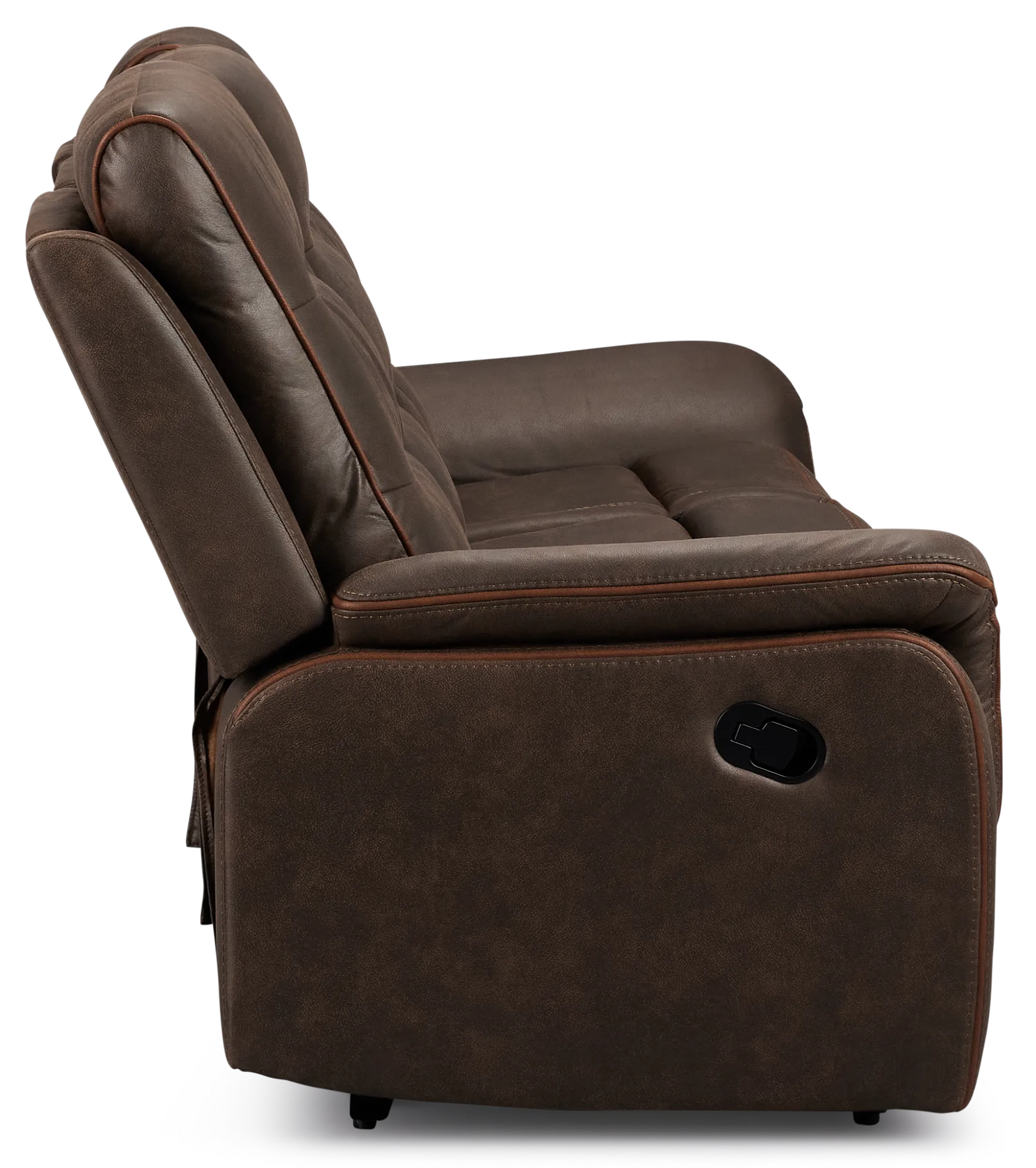 Grayson2 Brown Micro Reclining Sofa