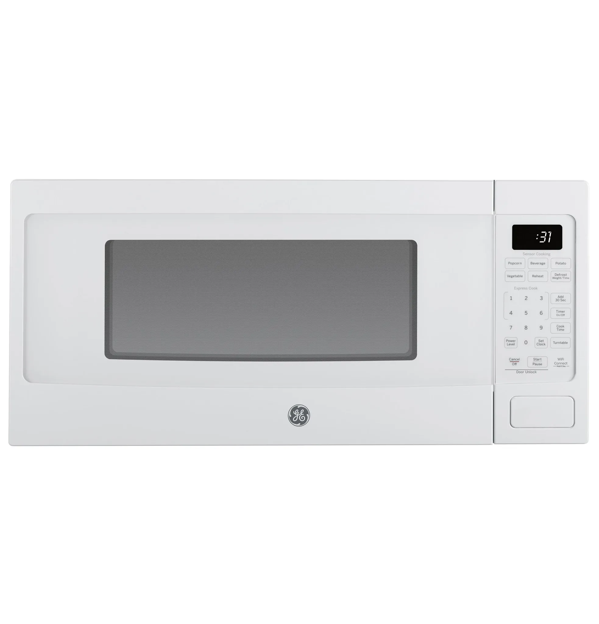 Ge Profile 11 Series White Built-in Microwave