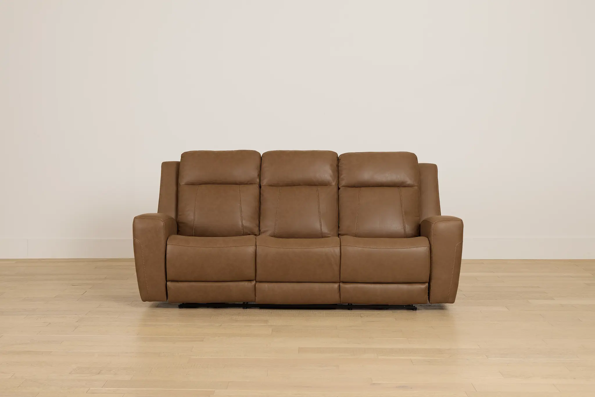 Colton Brown Micro Power Reclining Sofa W/ Power Headrest Colton Brown Micro Power Reclining Sofa W/ Power Headrest