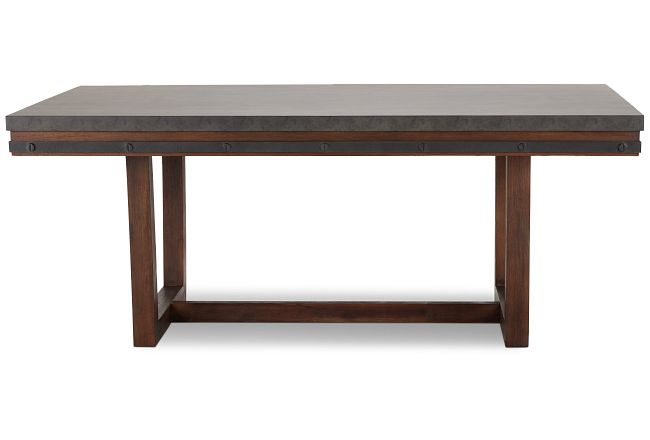 Forge Dark Tone Rect Table