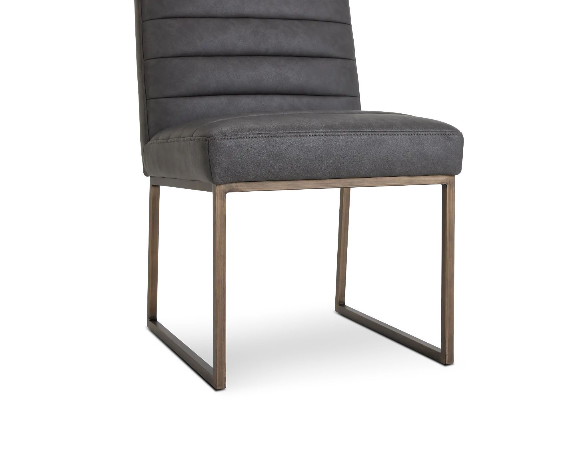 Miller Dark Gray Upholstered Side Chair Miller Dark Gray Upholstered Side Chair