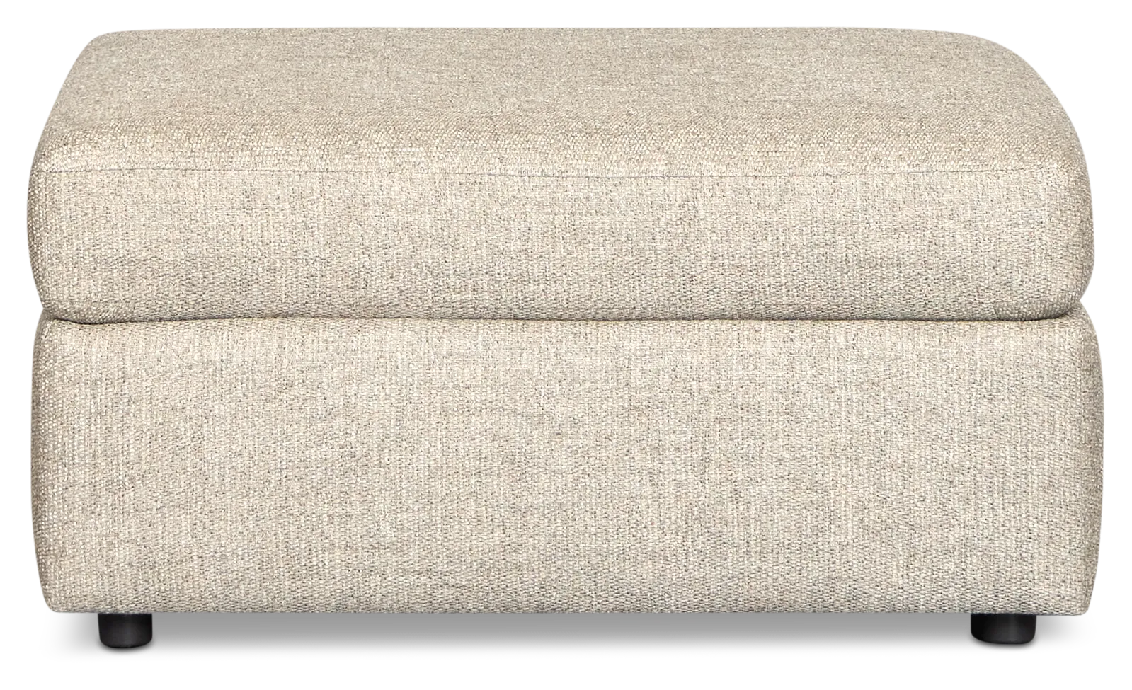 Maxwell Dark Gray Fabric Ottoman