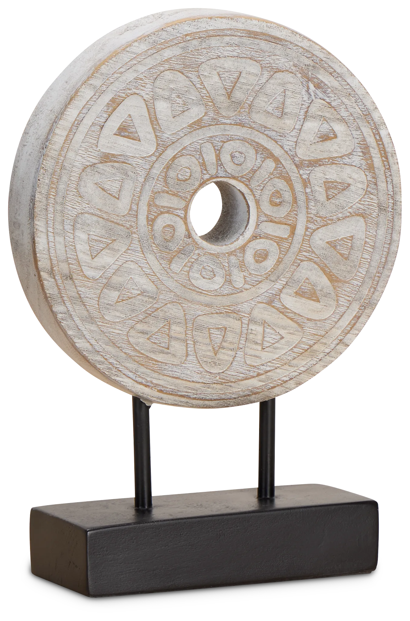 Rusty White Small Tabletop Accessory