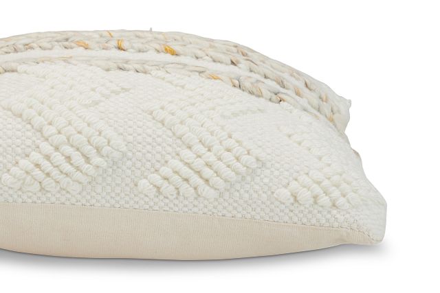 Goldie Ivory 18" Accent Pillow
