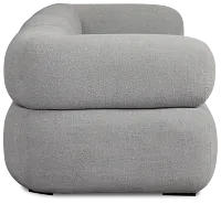 Celeste Light Gray Fabric 3-piece Modular Sofa
