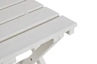 Cancun White End Table