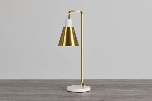 Alessi Gold Marble Table Lamp