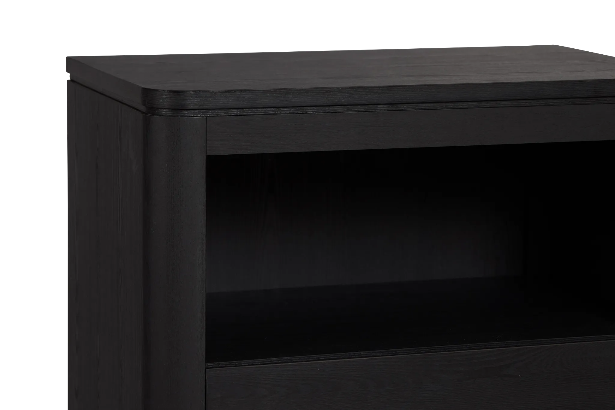 Emory Black Nightstand