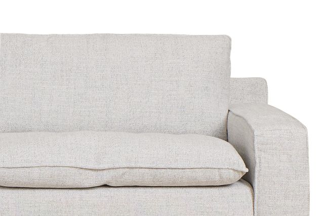 Aurora Light Gray Micro Small Two-arm Sectional