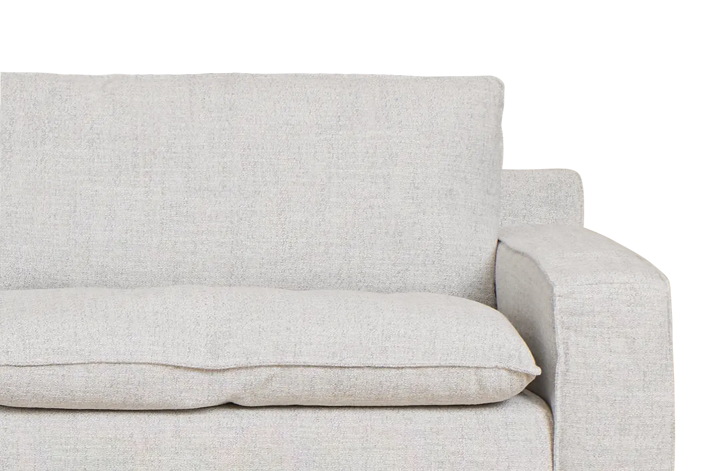 Aurora Light Gray Micro Small Two-arm Sectional Aurora Light Gray Micro Small Two-arm Sectional