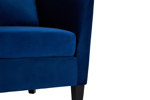 Stanton Dark Blue Velvet Accent Chair (7)